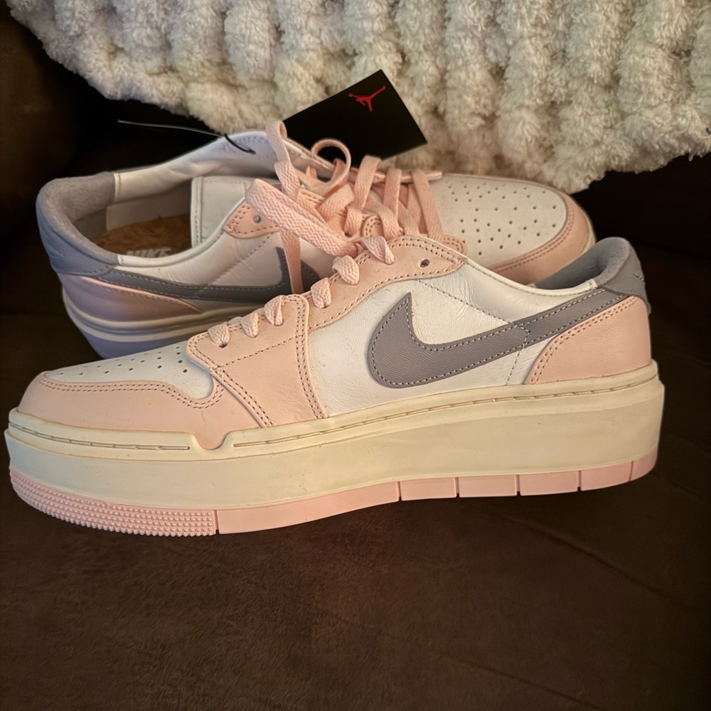 Women's Air Jordan 1 - Elevate Low
Pink and Gray Nike Platform Sneakers